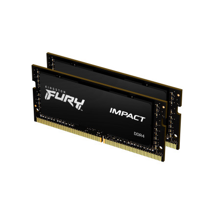 KNGMM038664 Mémoire Kingston FURY Impact 64 Go (2 x 32 Go) DDR4 3200 MHz SODIMM CL20