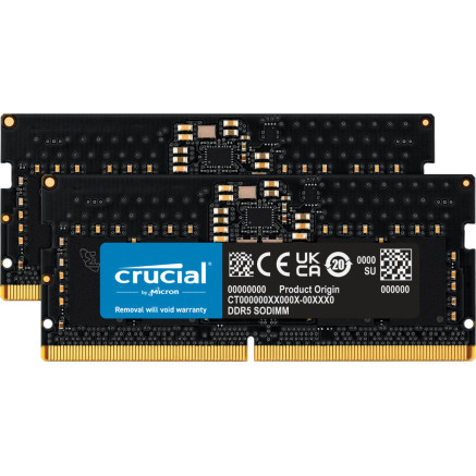CRUMM045138 CRUCIAL RAM SODIMM DDR5-4800 - KIT 2x 8Go (16Go) - CL40