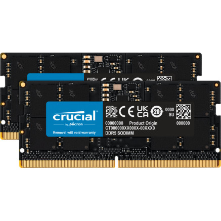 CRUMM045141 CRUCIAL RAM SODIMM DDR5-4800 - KIT 2x 16Go (32Go) - CL40