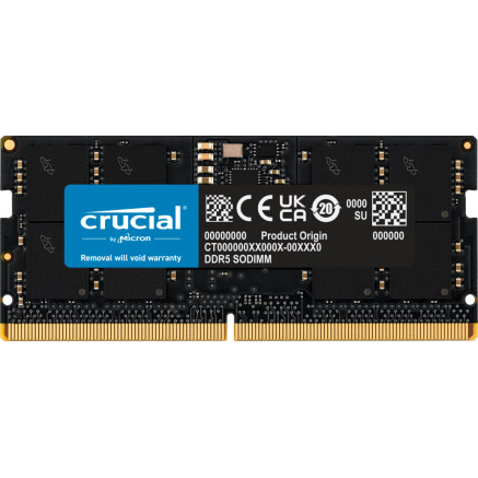 CRUMM045135 CRUCIAL RAM SODIMM DDR5-5600 - 16Go - CL46