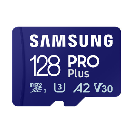 SAMMF044154 SAMSUNG PRO Plus MB-MD128SA EU 128 Go  MicroSD avec adaptateur CL10