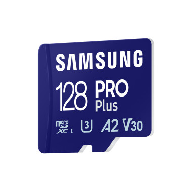 SAMMF044154 SAMSUNG PRO Plus MB-MD128SA EU 128 Go  MicroSD avec adaptateur CL10