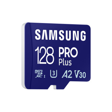 SAMMF044154 SAMSUNG PRO Plus MB-MD128SA EU 128 Go  MicroSD avec adaptateur CL10