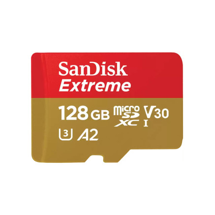 SANMF040993 SANDISK EXTREME MICROSDXC 128GB SD ADAPTER