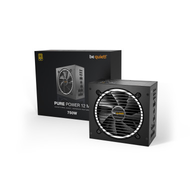 BEQAL041032 BEQUIET PURE POWER 12 M - ATX 3.0 - 750W - 80PLUS GOLD - MODULAIRE