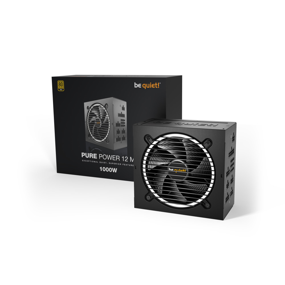 BEQAL041034 BEQUIET PURE POWER 12 M - ATX 3.0 - 1000W - 80PLUS GOLD - MODULAIRE