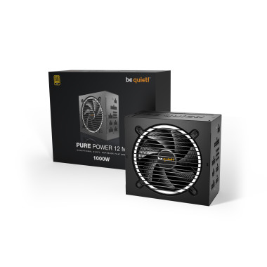 BEQAL041034 BEQUIET PURE POWER 12 M - ATX 3.0 - 1000W - 80PLUS GOLD - MODULAIRE
