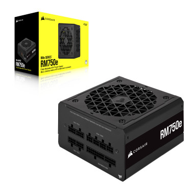 CORAL043610 CORSAIR RM750E - 750W - 80 PLUS GOLD - ATX 3.0
