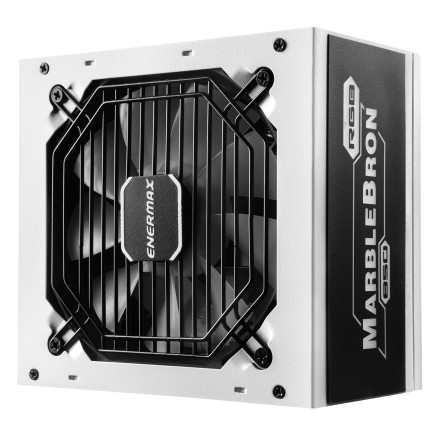 ENEAL038360 MARBLEBRON RGB Blanc - 850W 80PLUS Bronze Alim RVB semi modulaire Rail 12V