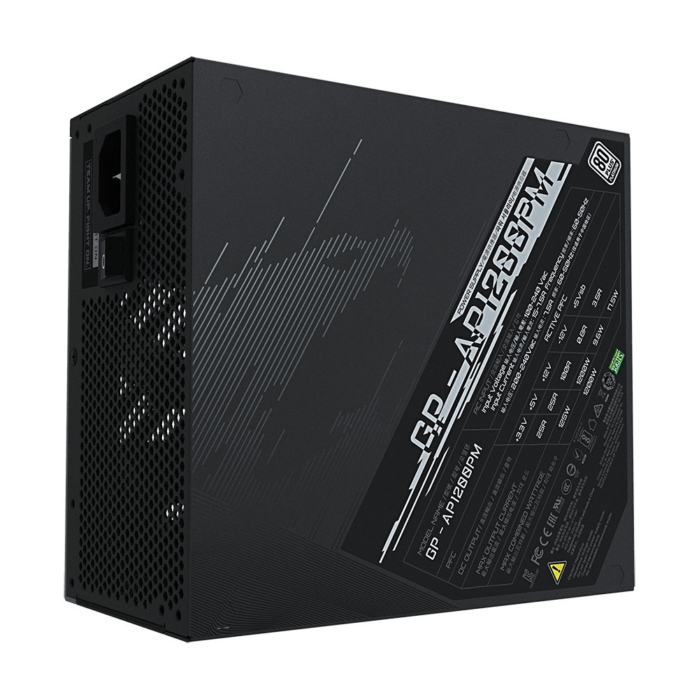 GIGAL040164 GIGABYTE AORUS P1200W - 1200W - 80+ PLATINUM - MODULAIRE - ECRAN LCD