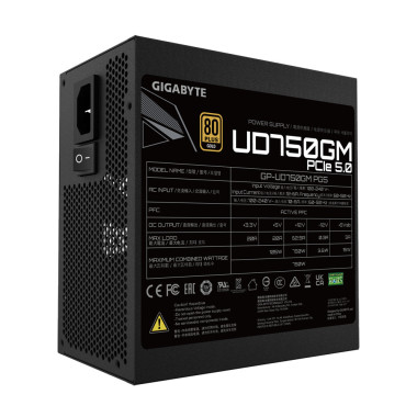 GIGAL043227 GIGABYTE UD750GM PG5 - ALIMENTATION ATX 3.0 - 750W - 80PLUS GOLD - MODULAIRE