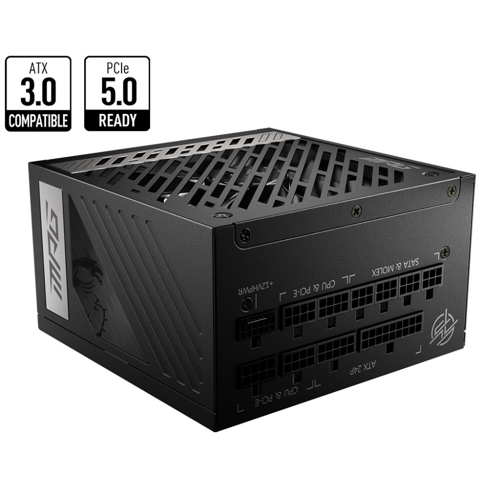 MSIAL040569 MSI MPG A850G PCIE5 - ATX 3.0 - 850W - 80+ GOLD - SUPPORT PCIE 5.0 MSIAL040569 MSI MPG A850G PCIE5 - ATX 3.0 - 850W - 80+ GOLD - SUPPORT PCIE 5.0