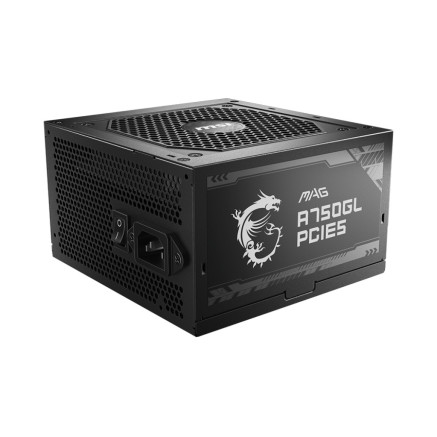 MSIAL043532 MSI MAG A750GL PCIE5 - ATX 3.0 - 750W - MODULAIRE - 80+ GOLD