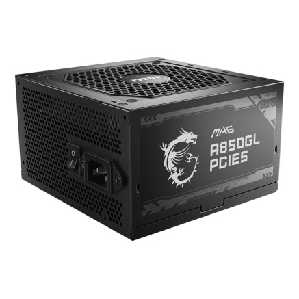 MSIAL043533 MSI MAG A850GL PCIE5 - ATX 3.0 - 850W - MODULAIRE - 80+ GOLD