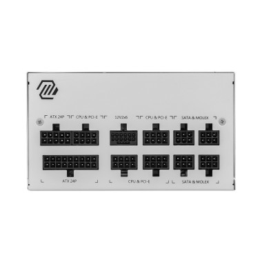 MSIAL043534 MSI MAG A850GL PCIE5 WHITE - ATX 3.0 - 850W - MODULAIRE - 80+ GOLD - BLANC