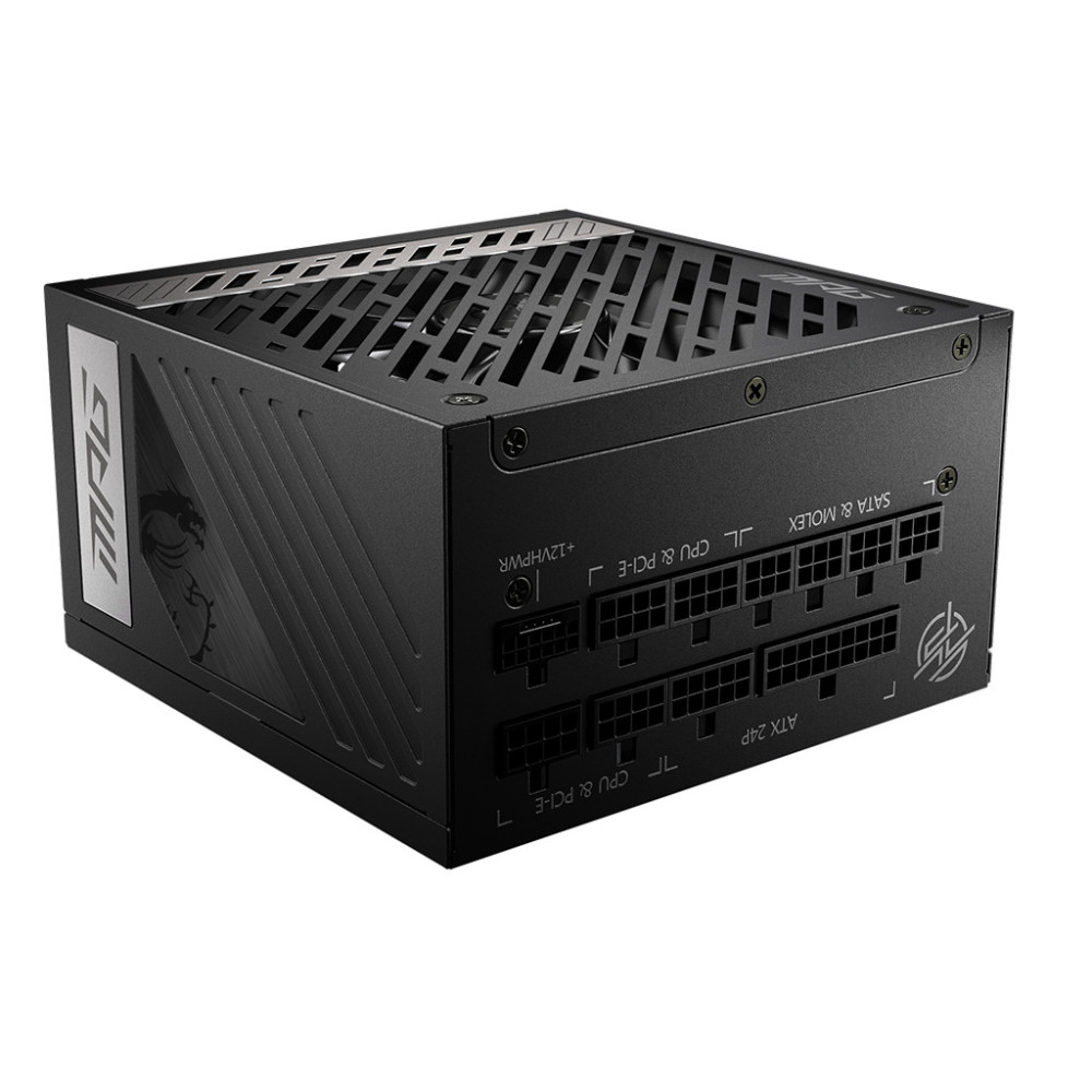 MSIAL040568 MSI MPG A1000G PCIE5 - ATX 3.0 - 1000W - 80+ GOLD - SUPPORT PCIE 5.0 MSIAL040568 MSI MPG A1000G PCIE5 - ATX 3.0 - 1000W - 80+ GOLD - SUPPORT PCIE 5.0