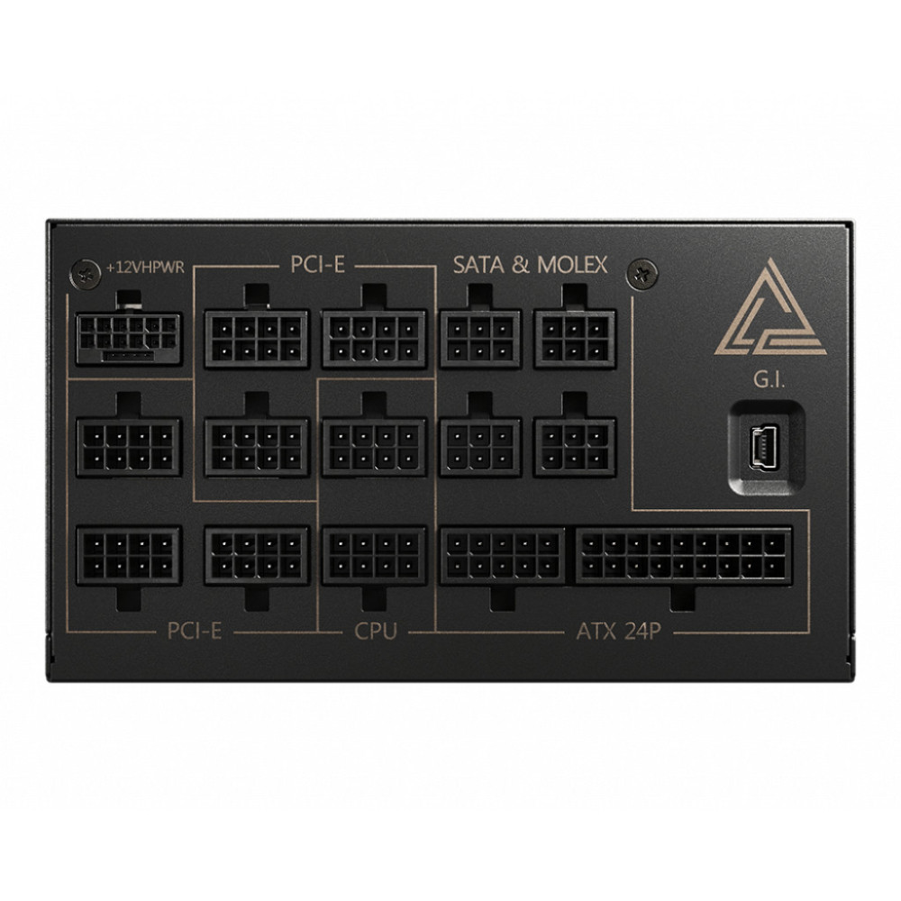 MSIAL040572 MSI MEG AI1300P PCIE5 - ATX 3.0 - 1300W - 80+ PLATINUM - SUPPORT PCIE 5.0