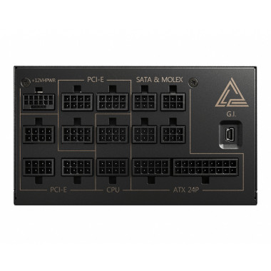 MSIAL040572 MSI MEG AI1300P PCIE5 - ATX 3.0 - 1300W - 80+ PLATINUM - SUPPORT PCIE 5.0