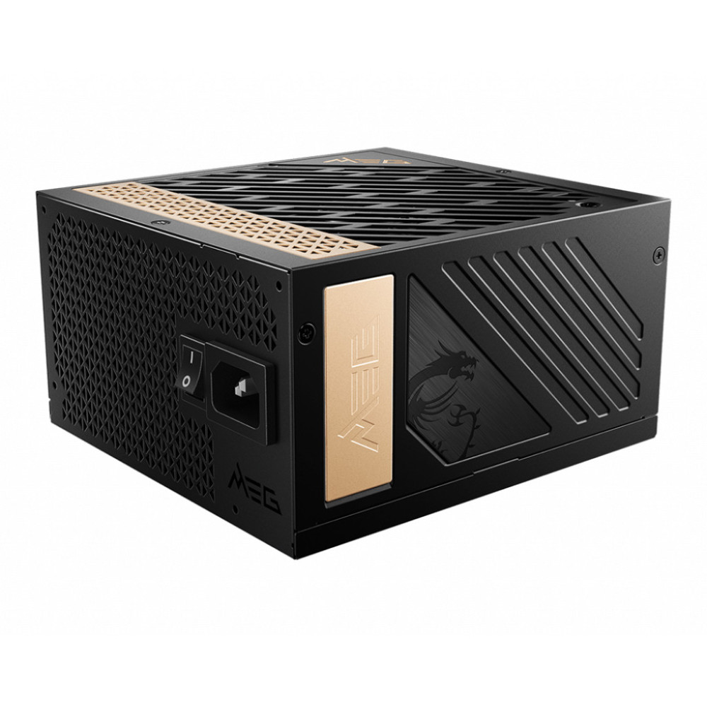 MSIAL040572 MSI MEG AI1300P PCIE5 - ATX 3.0 - 1300W - 80+ PLATINUM - SUPPORT PCIE 5.0
