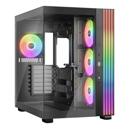 BEQBT045666 BEQUIET LIGHT BASE 600 LX BLACK - MOYEN TOUR - ATX - MATX - M-ITX - VITRE