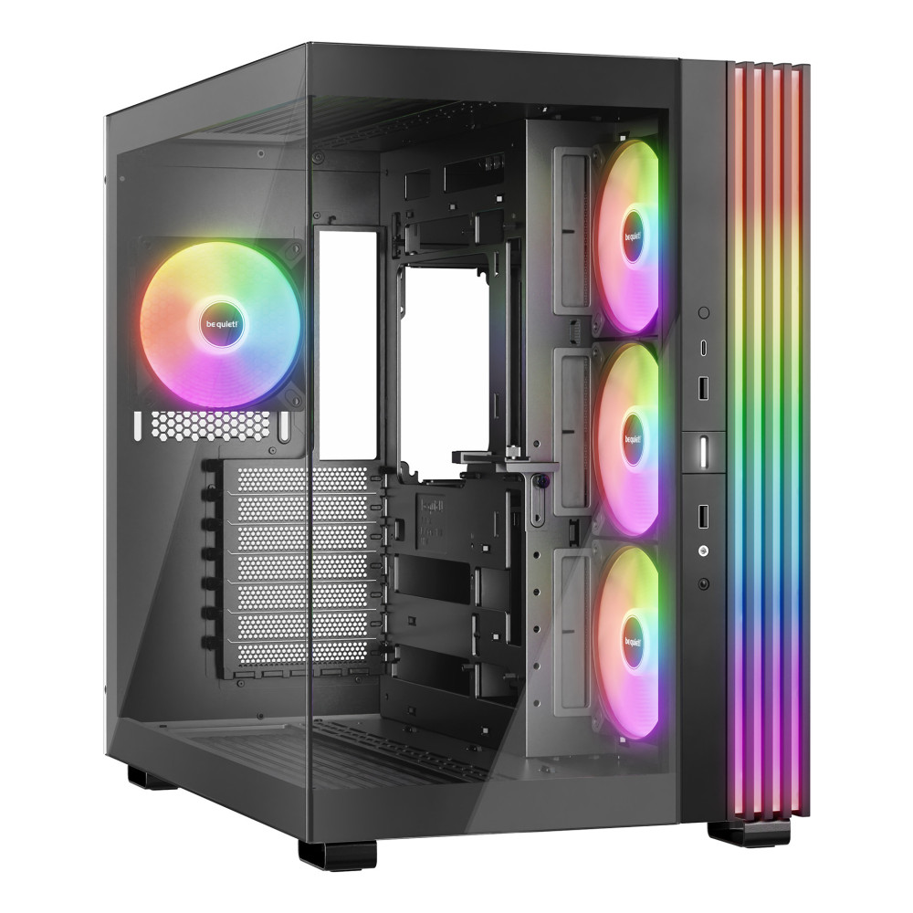 BEQBT045666 BEQUIET LIGHT BASE 600 LX BLACK - MOYEN TOUR - ATX - MATX - M-ITX - VITRE BEQBT045666 BEQUIET LIGHT BASE 600 LX BLACK - MOYEN TOUR - ATX - MATX - M-ITX - VITRE