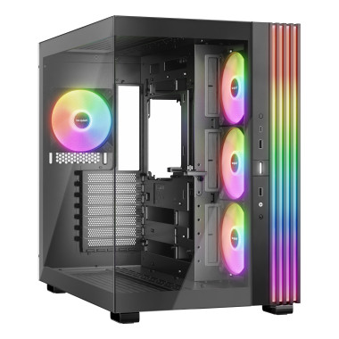 BEQBT045666 BEQUIET LIGHT BASE 600 LX BLACK - MOYEN TOUR - ATX - MATX - M-ITX - VITRE