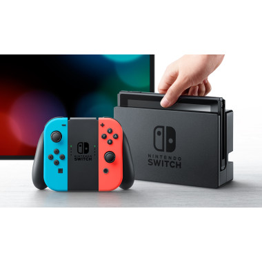 NINJE045378 Nintendo Switch Portable Game Console 15.8 Cm (6.2p) 32 Gb Touchscreen Wi-Fi Blue, Grey, Red