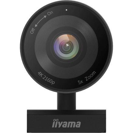 IIYCA042365 Webcam 4K professionnelle dotée d'un zoom numérique 5x et d'un microphone intégr