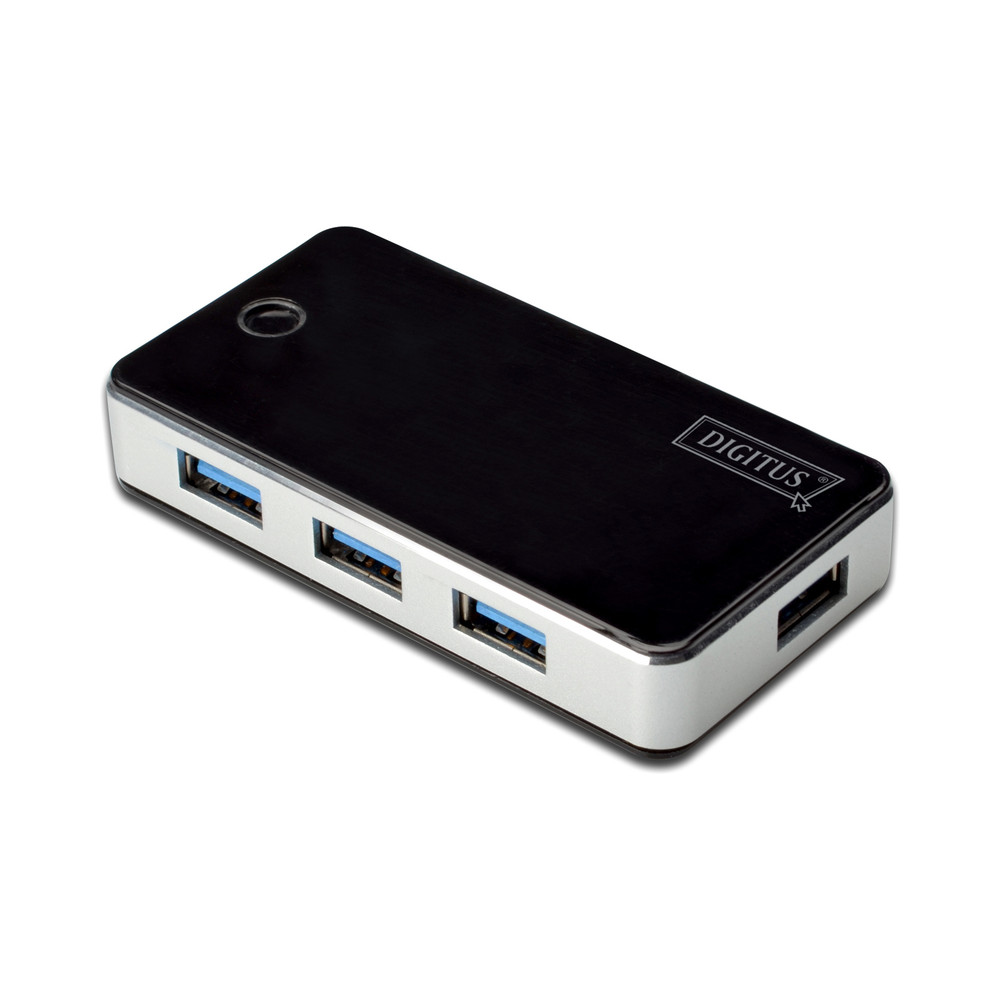 Digitus Concentrateur USB 3.0, 4 ports, noir Digitus Concentrateur USB 3.0, 4 ports, noir
