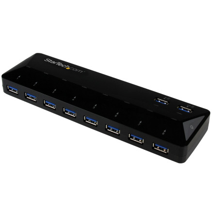 STAHU031162 Hub USB 3.0 à 10 ports avec ports de charge et synchronisation