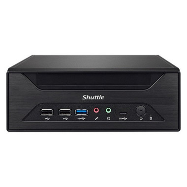 SHUBB040208 Shuttle XH610 Slim-PC barebone facade ouverte   Intel S1700   2x LAN - 2x COM  
