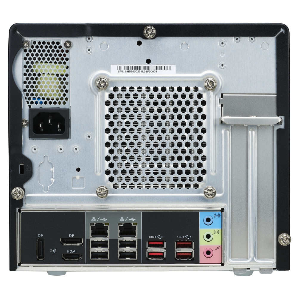 SHUBB038781 Shuttle SH570R8 mini-PC Cube   Intel S1200   2x LAN 4x 3.5p  500W
