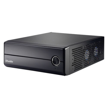 SHUBB040209 Shuttle XH610V Slim-PC barebone facade fermée   Intel S1700   2x LAN - 2x COM  