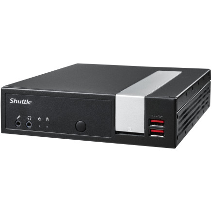 SHUBB041333 Shuttle DL20NV2 Slim-PC fanless barebone   Pentium N6005   1xLAN 2.5G - 2x RS232