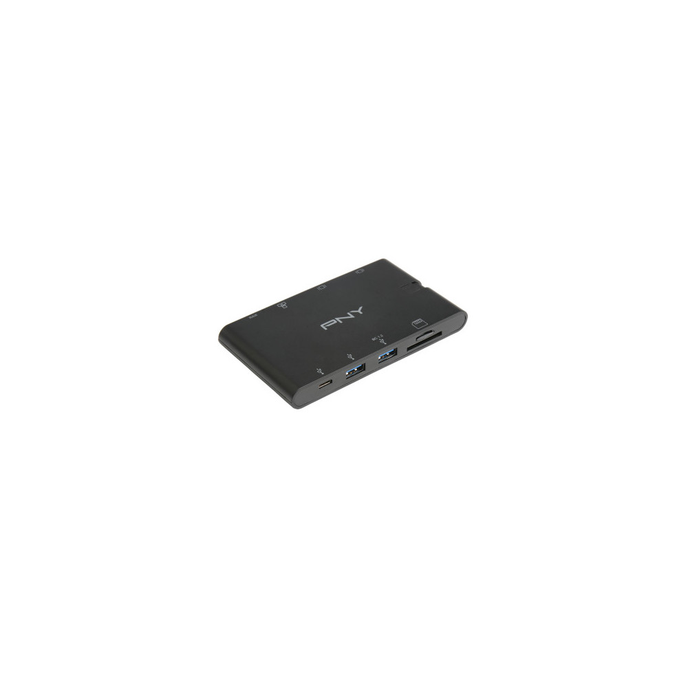 PNYUS040157 PNY MINI STATION D'ACCUEIL USB - USB-C - HDMI - RJ45 - VGA - SD - MICRO SD PNYUS040157 PNY MINI STATION D'ACCUEIL USB - USB-C - HDMI - RJ45 - VGA - SD - MICRO SD