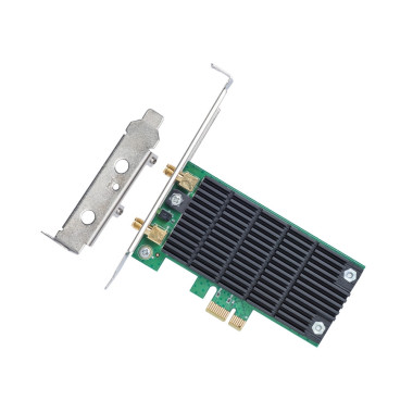 TPLWI036578 TP-LINK Carte réseau PCIe Low-Profile sans fil Wi-Fi AC1200 Dual-Band + 2 antennes amovibles