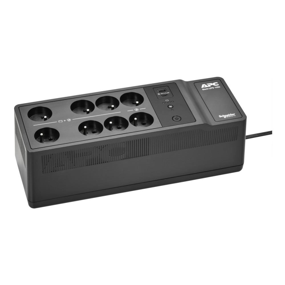 APC Back-UPS BE Series BE1050G2 - Onduleur (montage mural   montage en surface) - USB-C + USB-A - CA 230 V - 600 Watt - 1050 VA