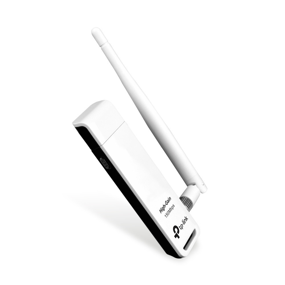 TPLWI014323 TP-LINK Clé USB sans fil Wi-Fi N150 avec antenne à gain élevé amovible 4 dBi TPLWI014323 TP-LINK Clé USB sans fil Wi-Fi N150 avec antenne à gain élevé amovible 4 dBi