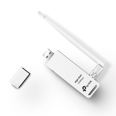 TPLWI014323 TP-LINK Clé USB sans fil Wi-Fi N150 avec antenne à gain élevé amovible 4 dBi