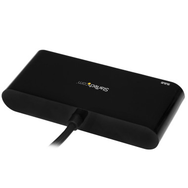 STAUS030179 USB-C vers Gigabit Ethernet avec hub USB 3.0 à 3 ports et USB Power