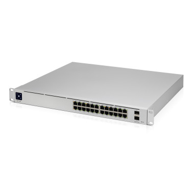 UBISW043994 UBIQUITI UniFi Switch PoE 24 ports 10 100 1000 (16 PoE+ 8 PoE++) + 2 ports SFP+ dédiés