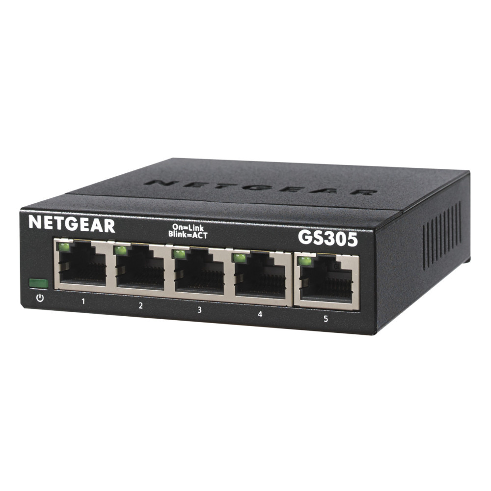 NETSW042611 NETGEAR 5PT Gigabit Ethernet Unmanaged NETGEAR 5-port Gigabit Ethernet Unmanaged