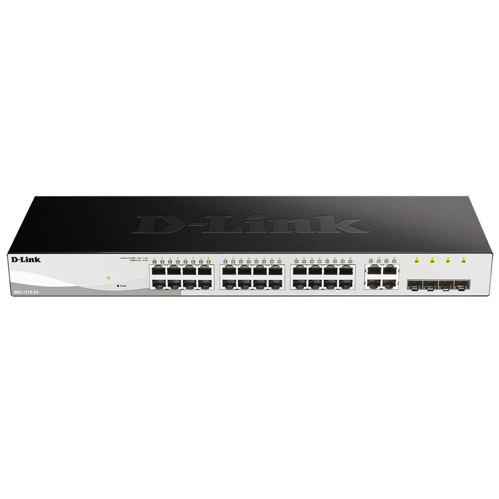 DLISW042751 DGS-1210-24 Smart Switch III 24p Gigabit rackable
