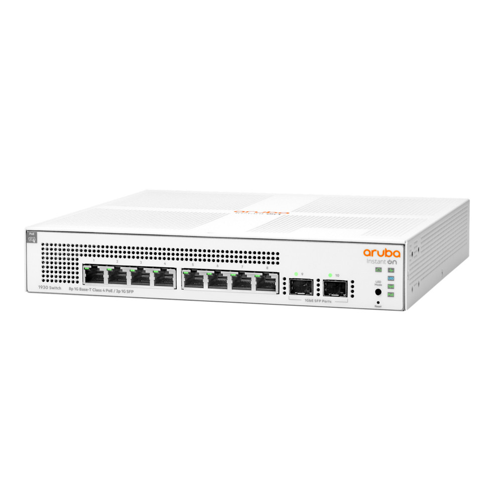 ARUSW042809 HPE Aruba Instant On 1930 8G Class4 PoE 2SFP 124W Switch