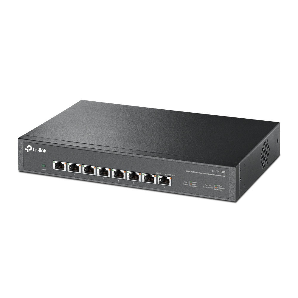 TPLSW043413 TP-LINK -Switch 8 ports 10 Gigabit boitier metal - Bureau ou Rackable TPLSW043413 TP-LINK -Switch 8 ports 10 Gigabit boitier metal - Bureau ou Rackable