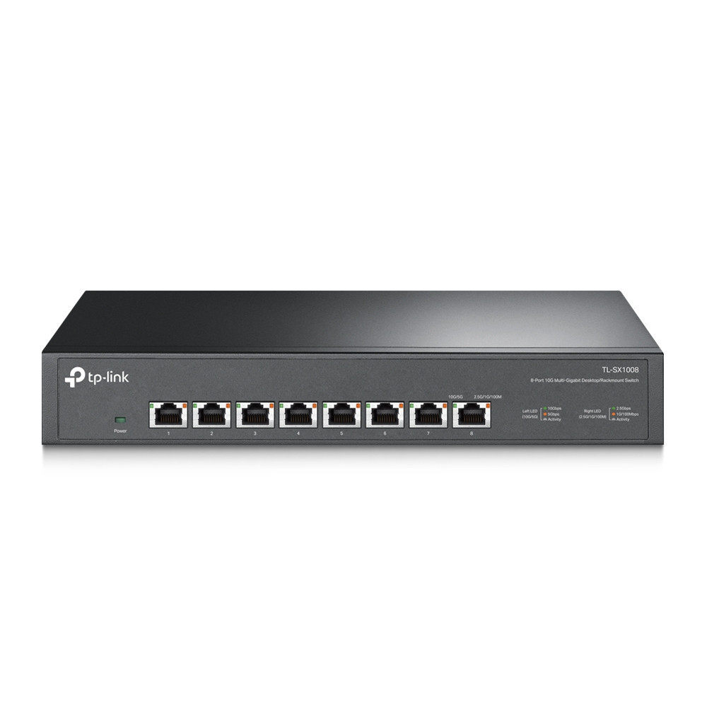 TPLSW043413 TP-LINK -Switch 8 ports 10 Gigabit boitier metal - Bureau ou Rackable