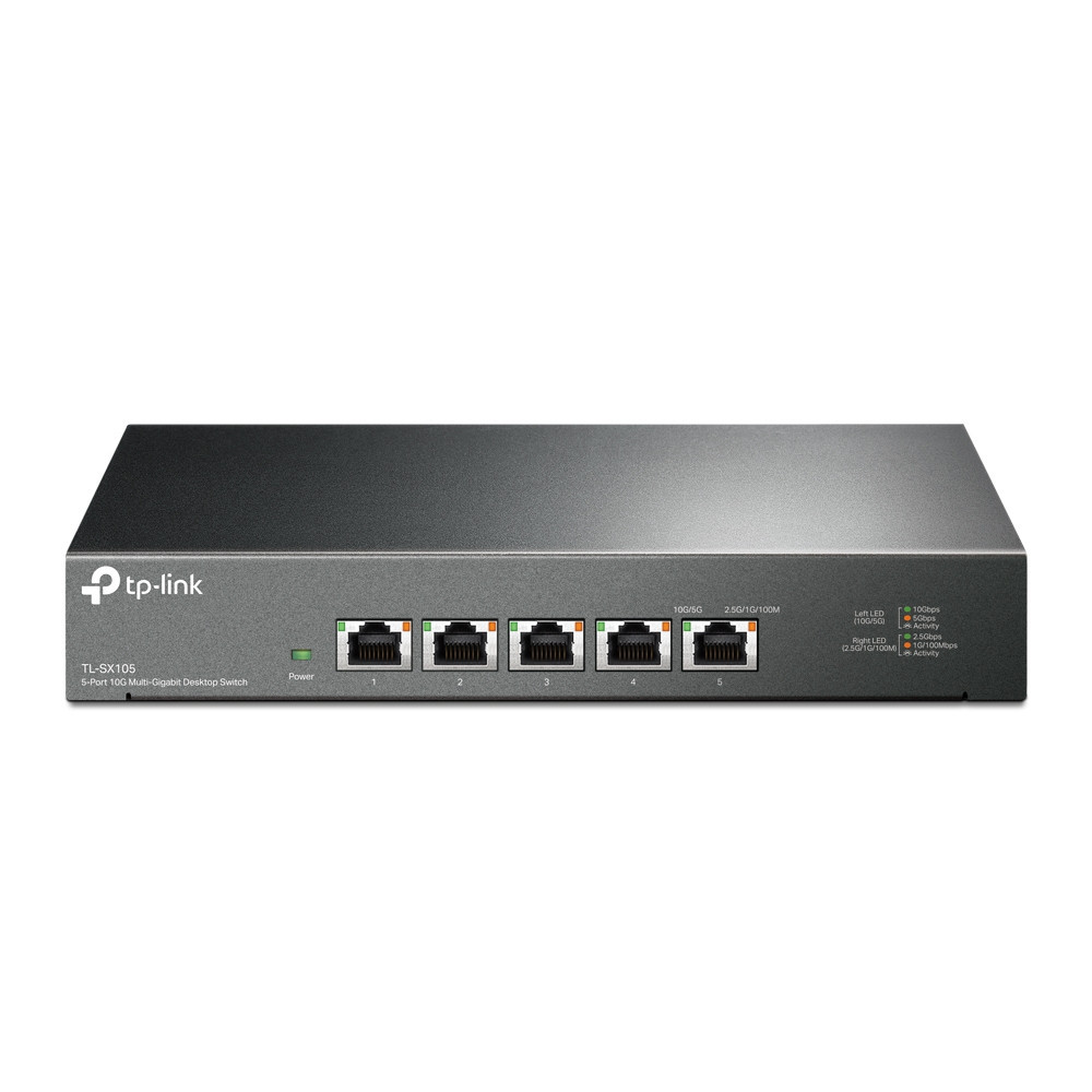 TPLSW043414 TP-LINK Switch 5 ports 10 Gigabit - Bureau TPLSW043414 TP-LINK Switch 5 ports 10 Gigabit - Bureau