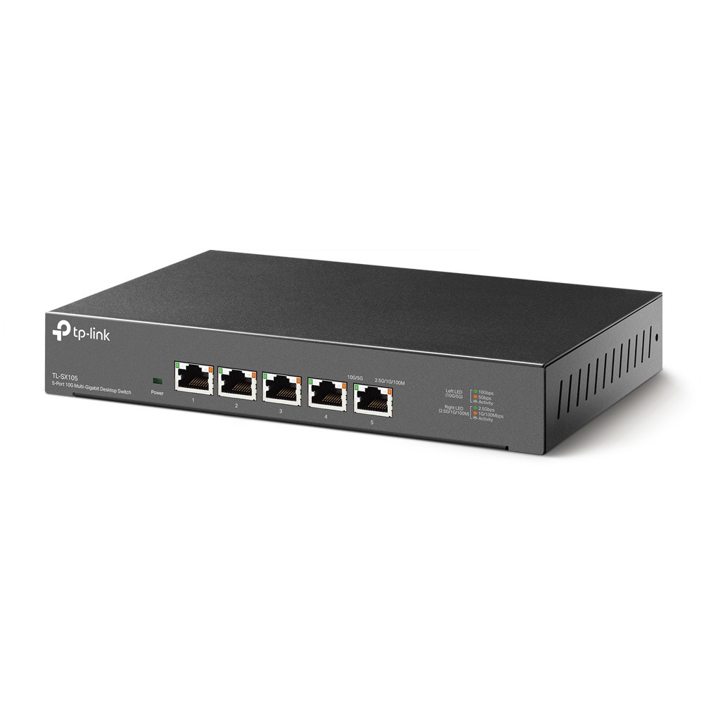 TPLSW043414 TP-LINK Switch 5 ports 10 Gigabit - Bureau