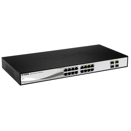 DLISW044052 DGS-1210-16 Smart Switch III 16p Gigabit rackable