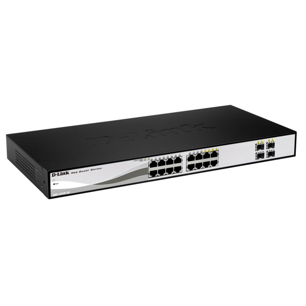 DLISW044052 DGS-1210-16 Smart Switch III 16p Gigabit rackable